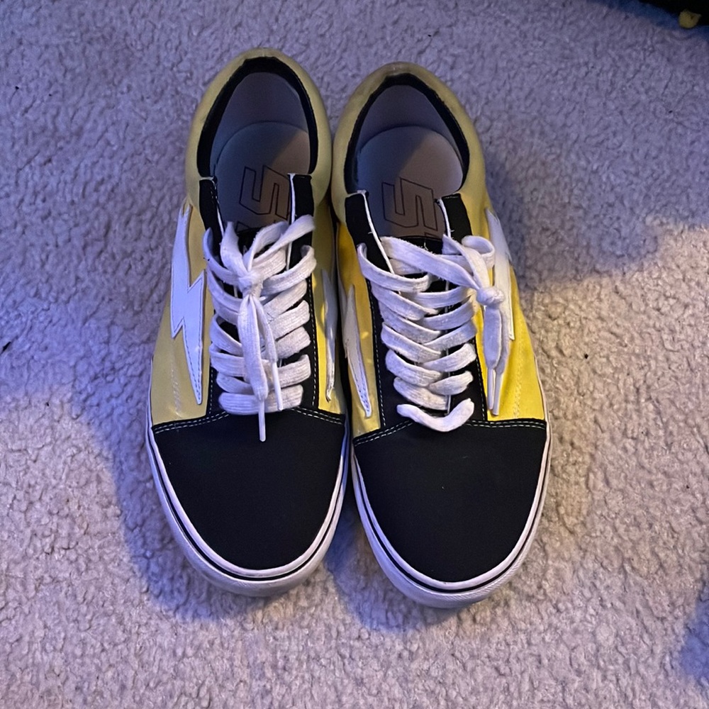 yellow revenge x storm skating shoes